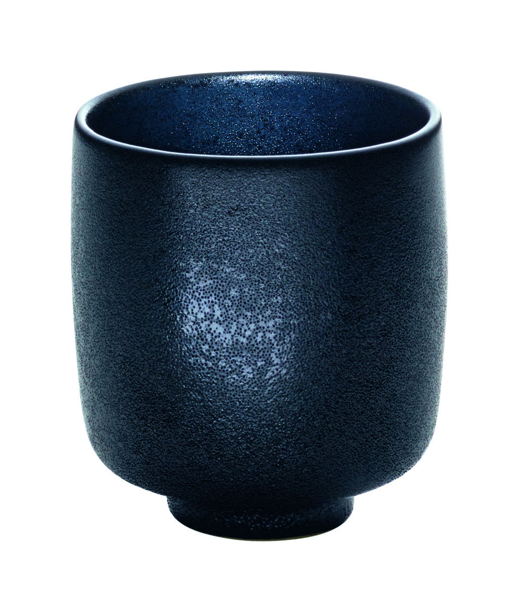 Playground, Steinzeug - NARA Schwarz : Becher o. Henkel 8 x 3,1 cm/ 0,3 ltr.