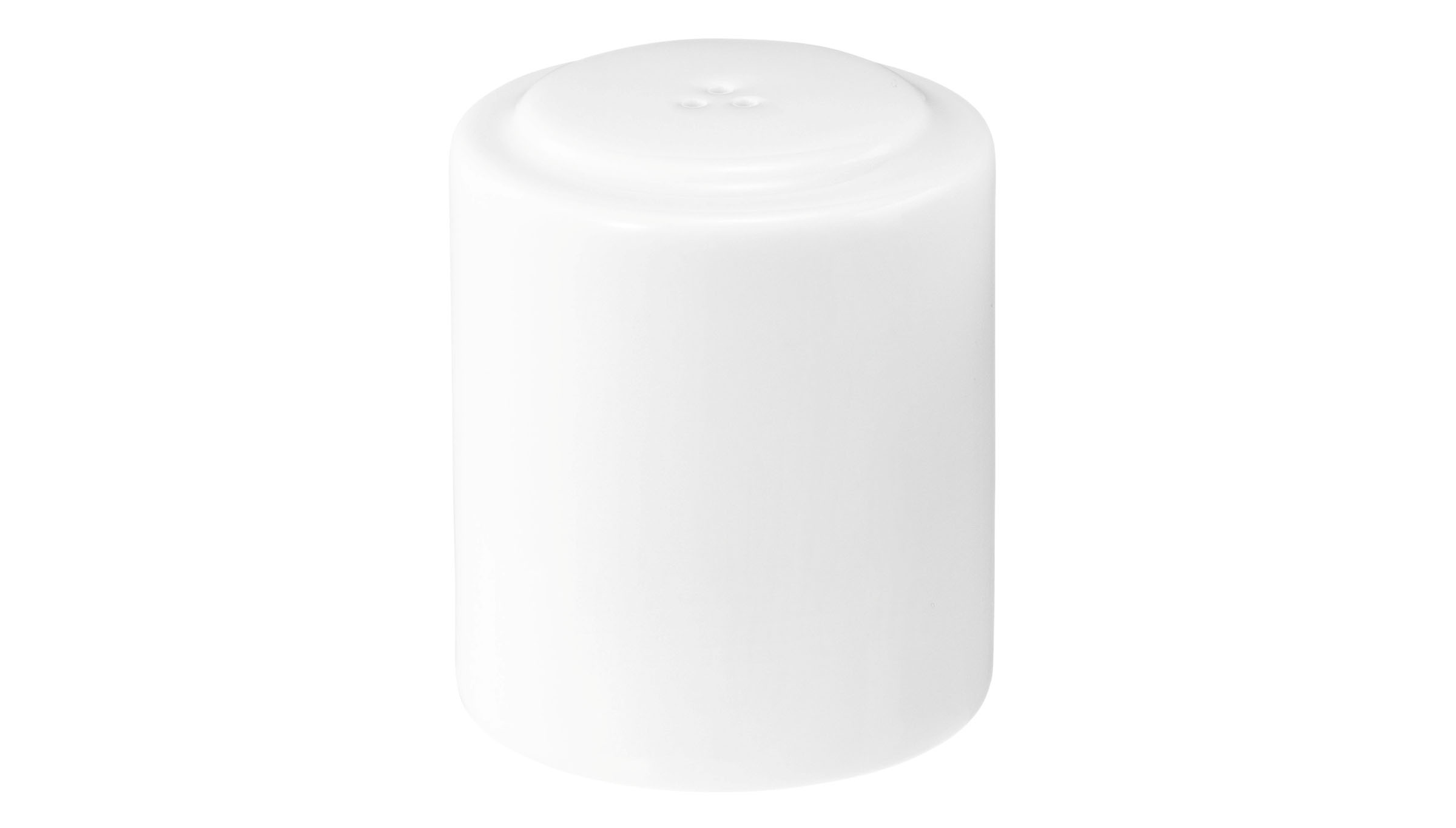 Seltmann Weiden, Blues - Garnitur Salz u. Pfeffer (glatt), weiss, uni, 5,5 cm