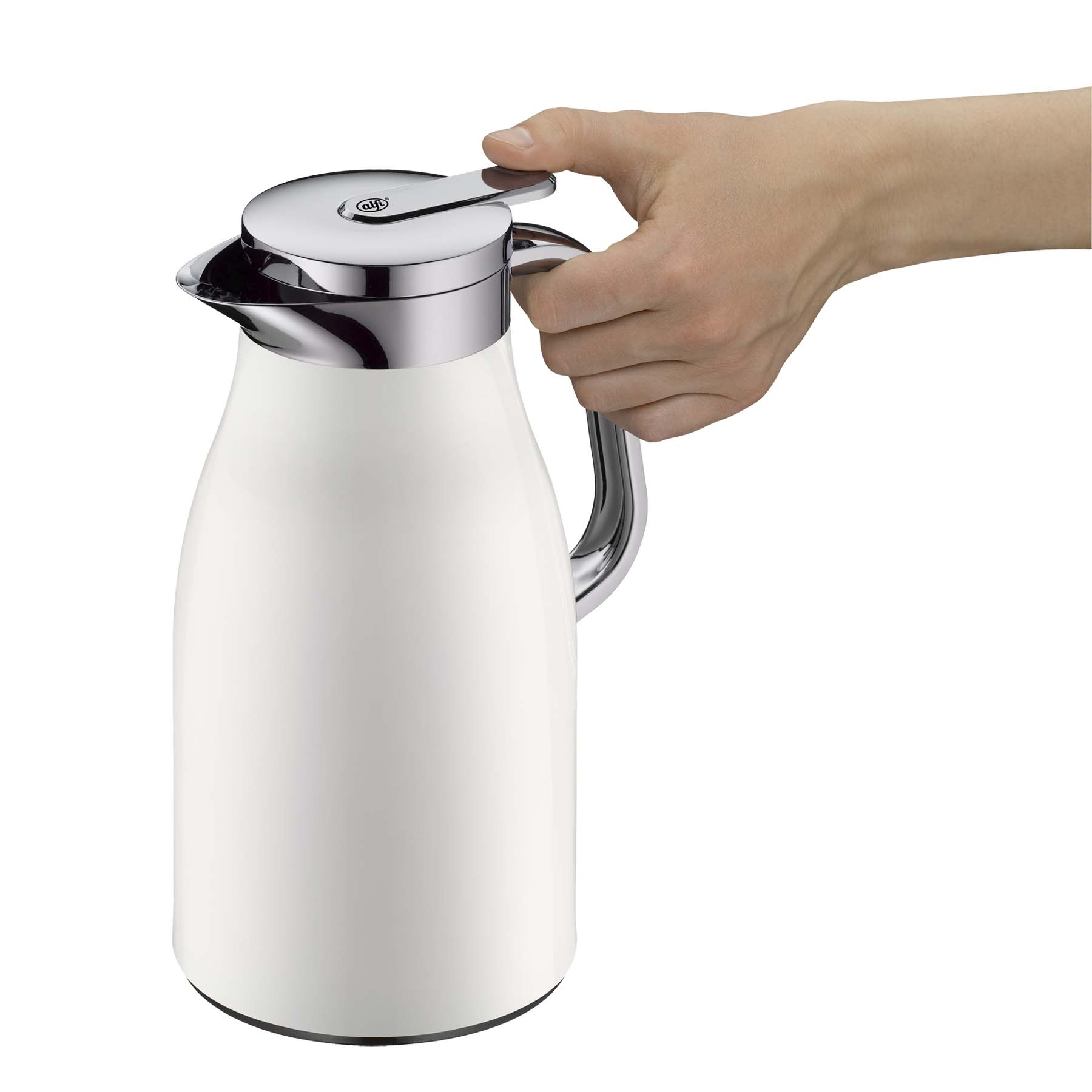 Isolierkanne Alfi SKYLINE, Inhalt: 1,0 ltr., Farbe: Cocounut White mattiert