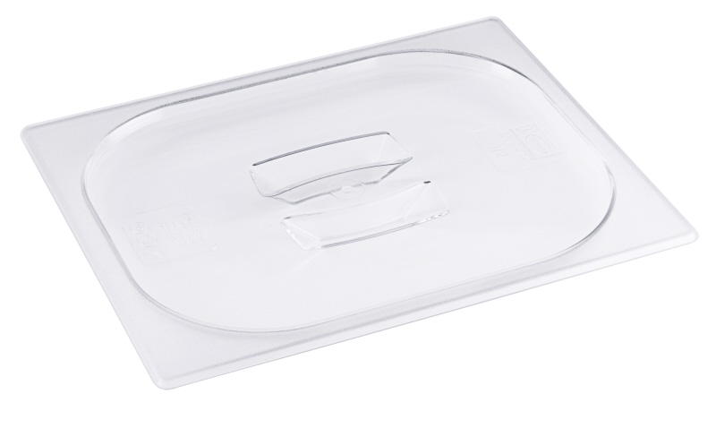 Deckel aus Polycarbonat GN 1/2 für Edelstahlbehälter