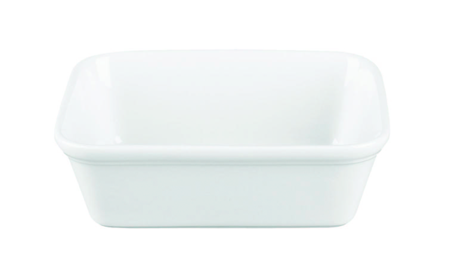 Churchill, Cookware - Auflaufform rechteckig, uni/ weiss, 16 x 12 x 5 cm/ 0,6 ltr.
