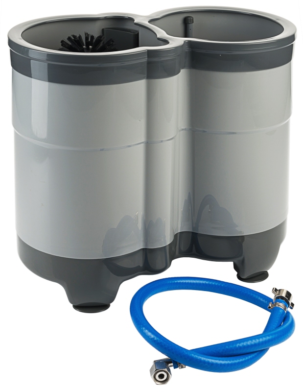 Gläserspülgerät DUAL, Vor- und Nachspülung, 38 x 20 x 36 cm