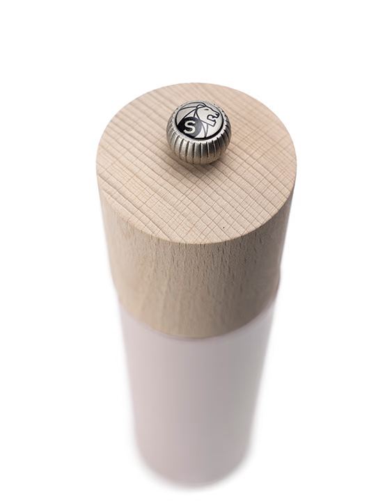 Peugeot : Boreal - Salzmühle, manuelle Buchenholz-Mühle, Größe: 21 cm, Farbe: blütenrosa