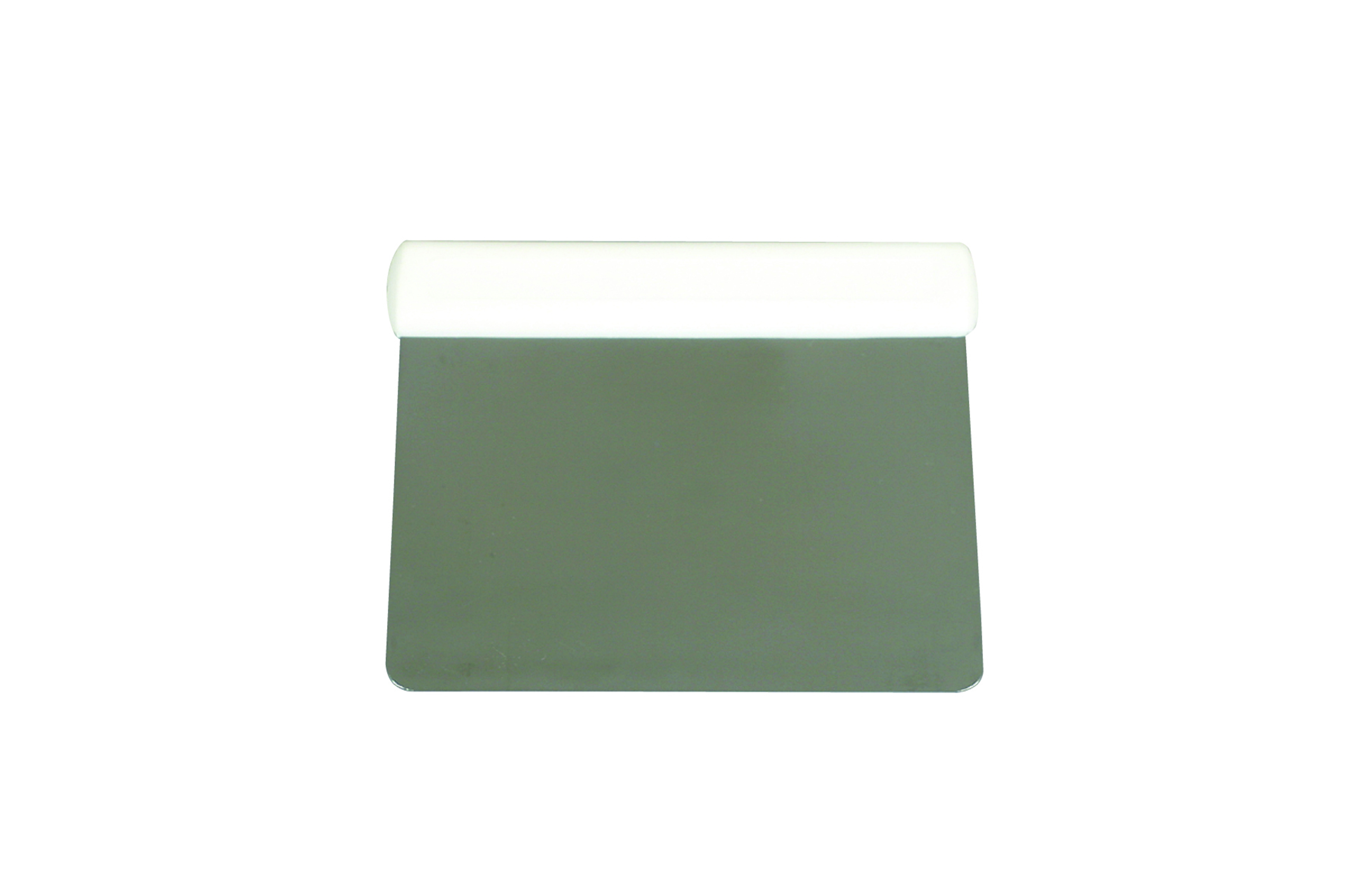 Abstecher, Edelstahl, 110 x 120 mm, weicher Griff (weiss) HDPE