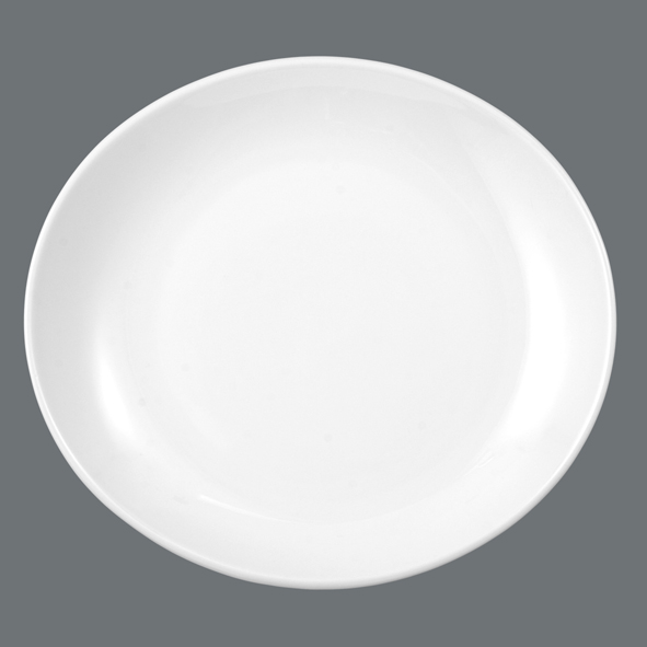 Seltmann Weiden, Meran, Steak & More - Teller oval 5193, weiss, uni, 27 cm