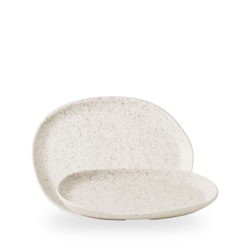 Churchill, Stonecast Natural : Barley White - Platte Organisch, 26 x 20 cm