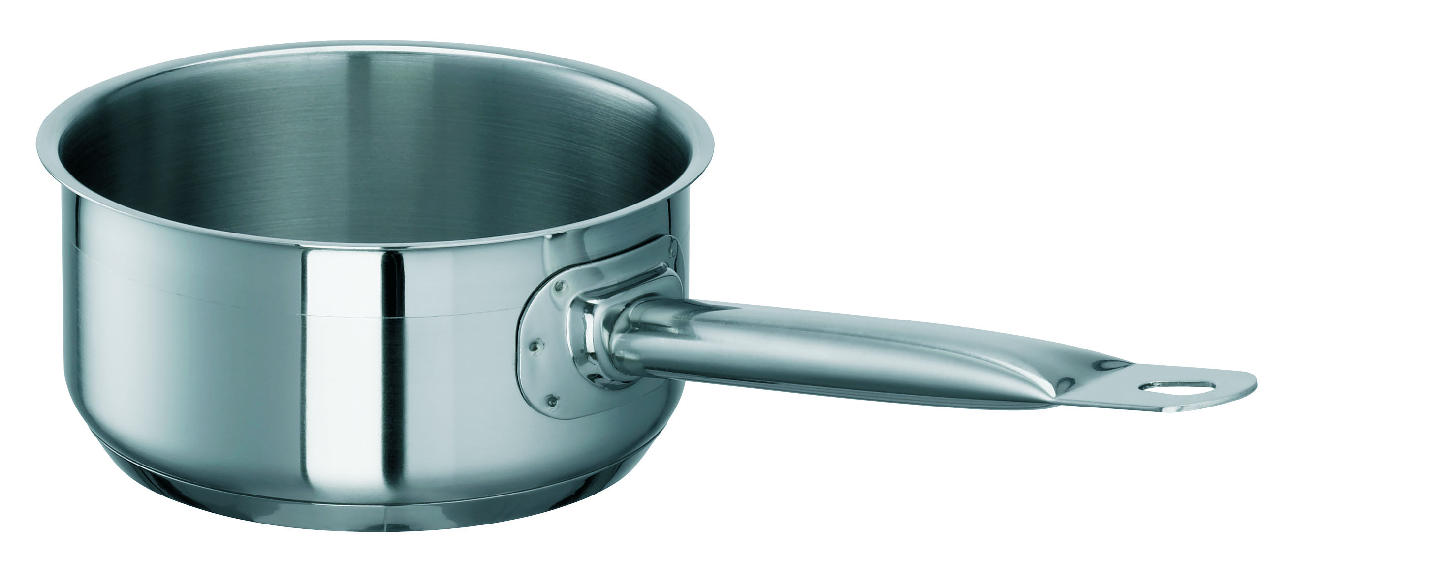 Stieltopf flach, Serie Chef, Inhalt: 1,5 Itr., D: 16 cm, H: 7,5 cm