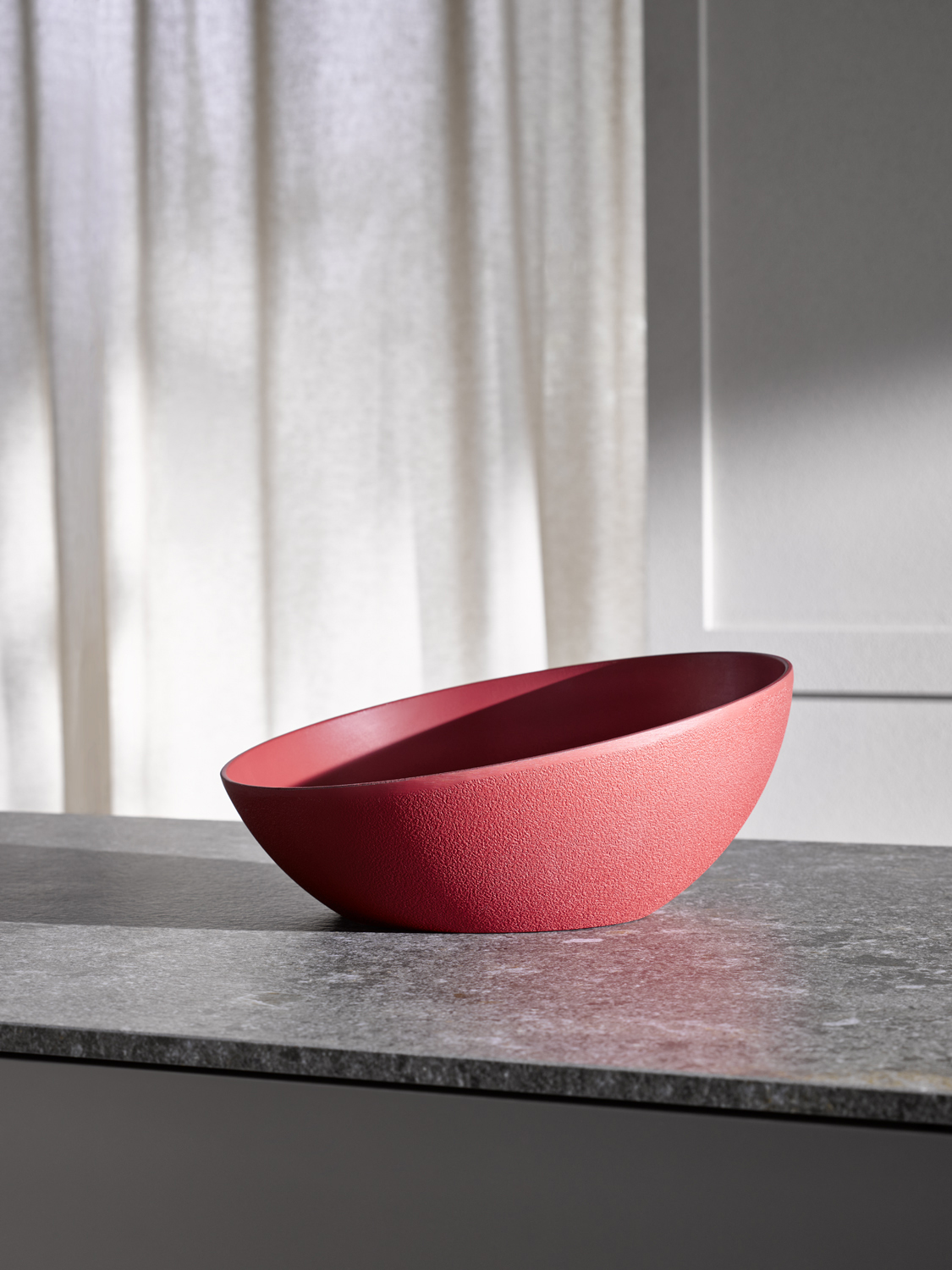 Schale FROSTFIRE D: 32,5 cm, Aluminium, antihaftbeschichtet, H: 8 - 14 cm Farbe: rot