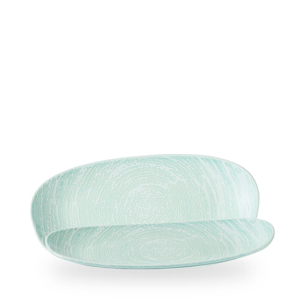 Churchill, Elements : Aqua - Opal Platte Organisch 30 x 15 cm