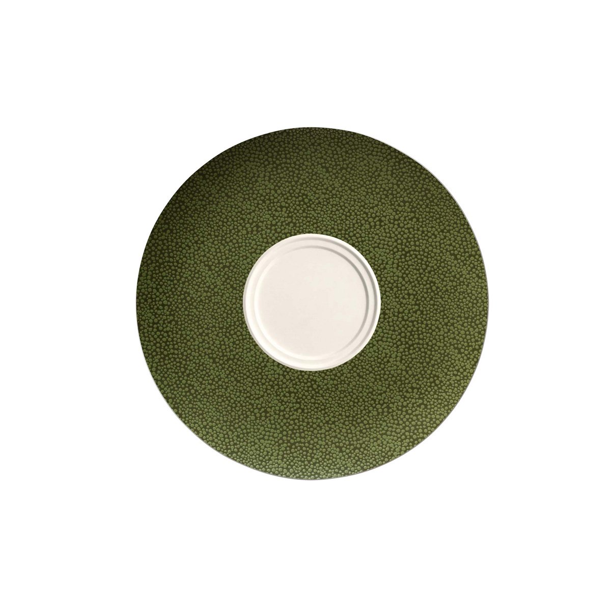 Bauscher, Purity : 425914 Pearls Greens - Suppen-Untere Coup m. 2 Spiegel, bonewhite, 21 cm