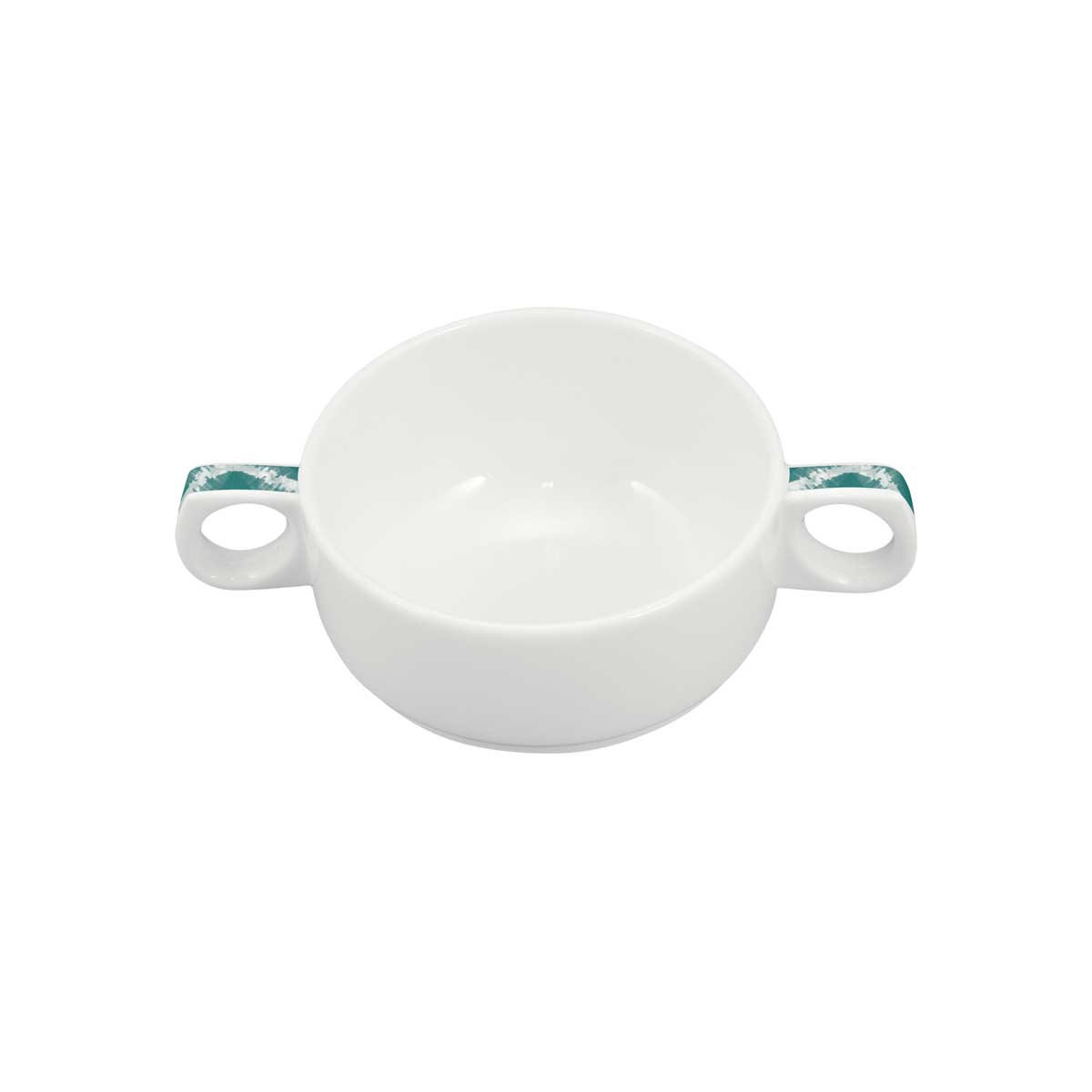 Bauscher Care, Calmera : 426385 Petrol Blue - Suppenobertasse stapelbar, 0,28 ltr.