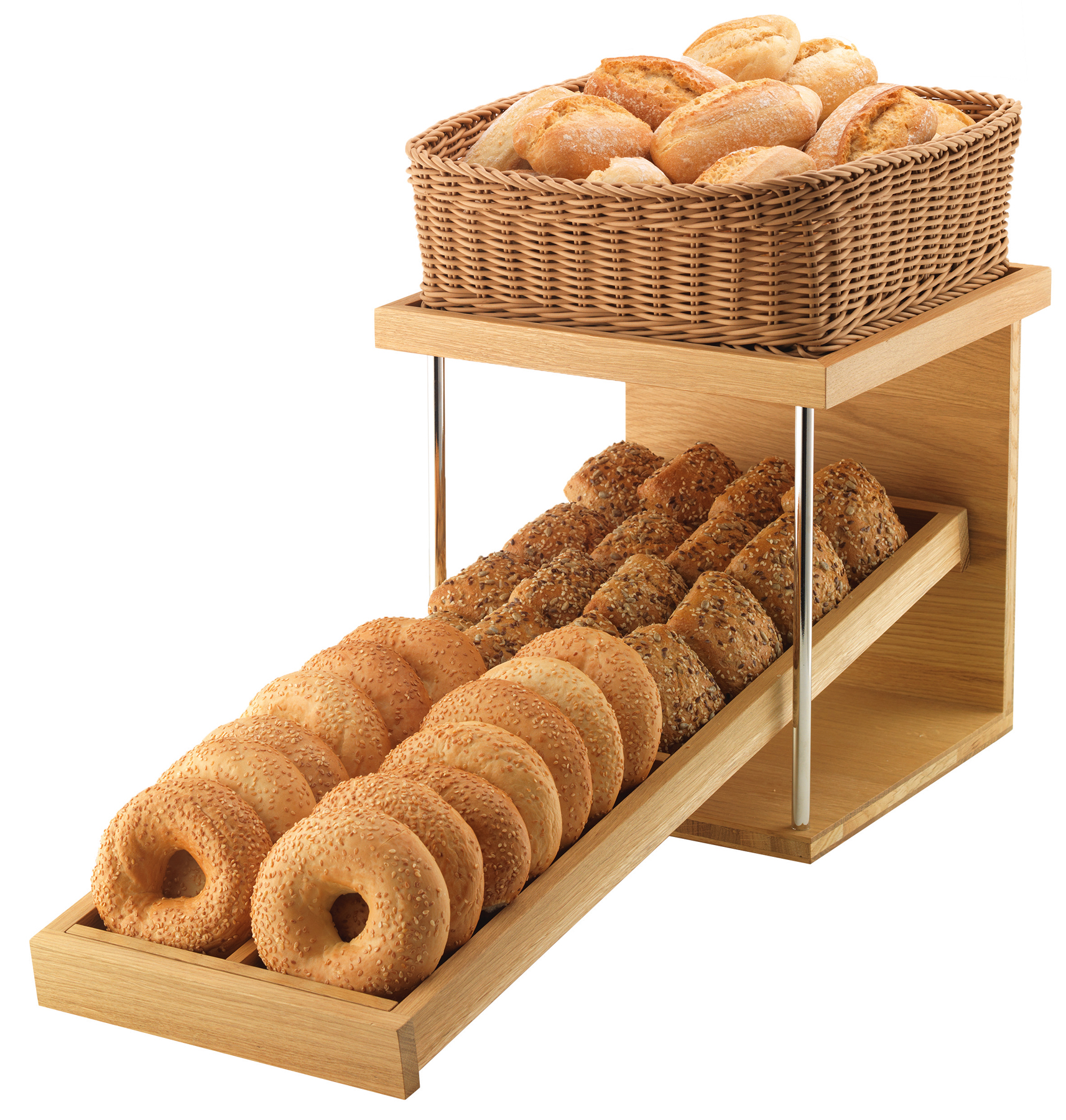 RAISER Brotstation Oak, Farbe: Eiche natur, T: 756 mm, B: 338 mm, H: 333 mm