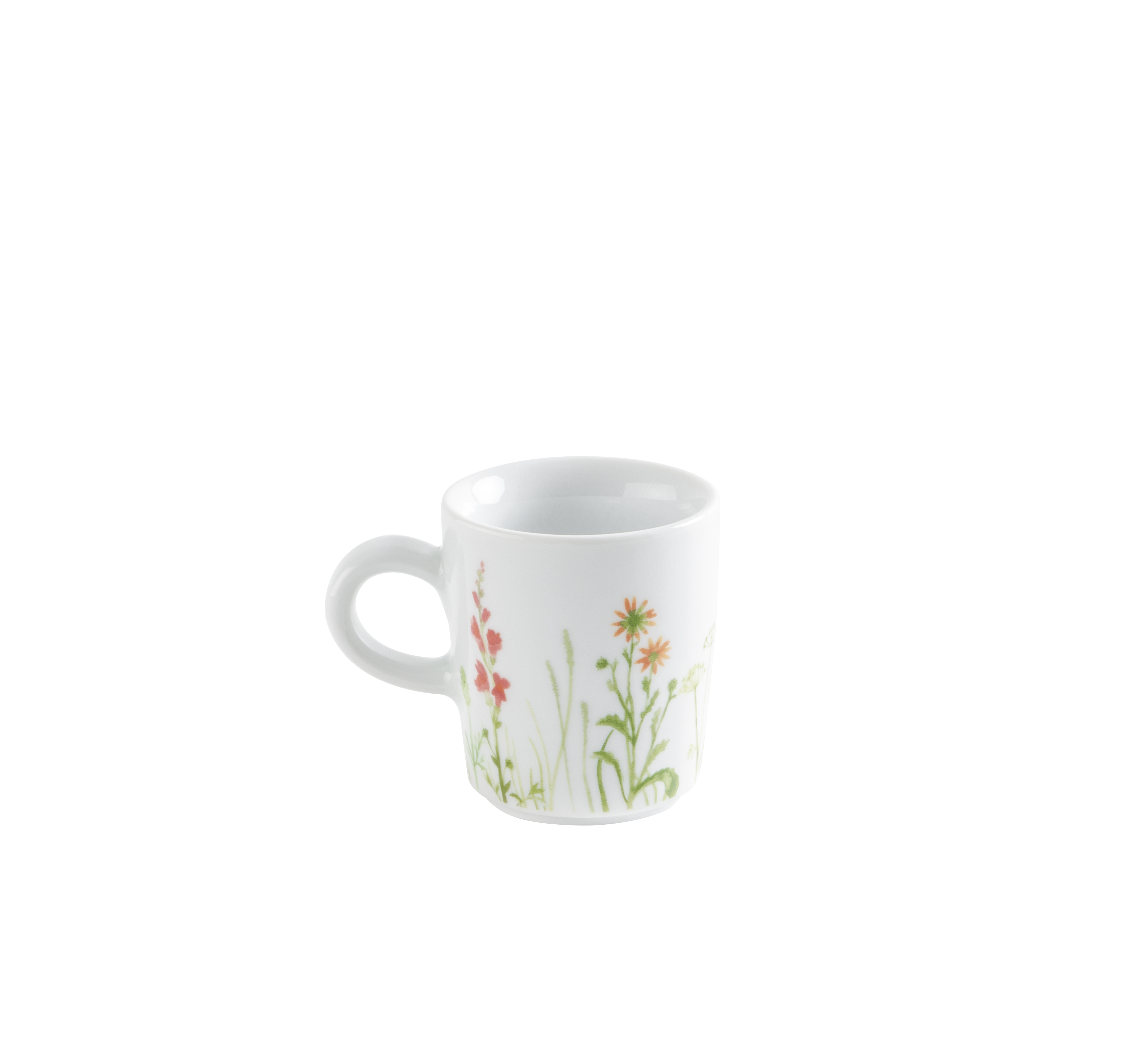 Kahla, Five Senses : Wildblume - Espresso-Obere, rot-gelb, 0,09 ltr.