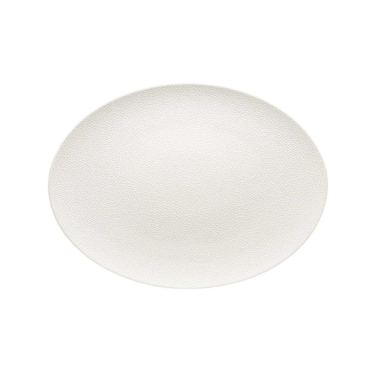 Bauscher, Purity : 425440 Pearls Light - Platte oval Coup, bonewhite, 33 x 24 cm