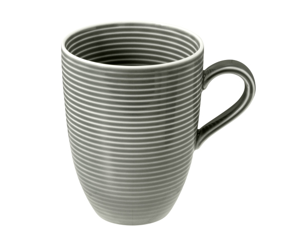 Seltmann Weiden, Beat : Perlgrau - Becher m. Hkl. u. Relief, 0,35 ltr.