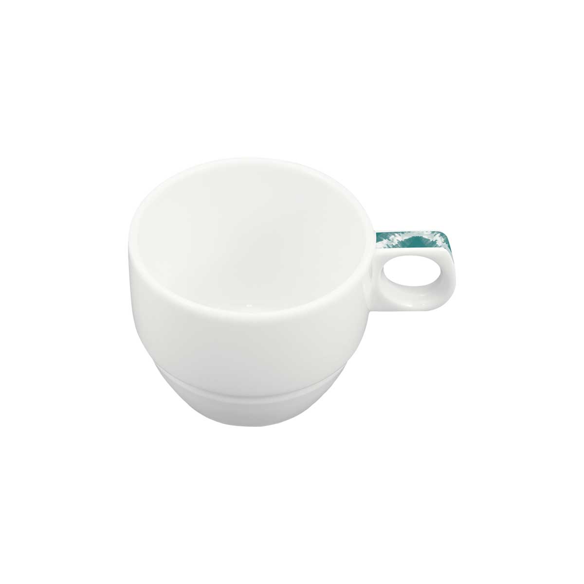 Bauscher Care, Calmera : 426385 Petrol Blue - Obertasse stapelbar, 0,18 ltr.