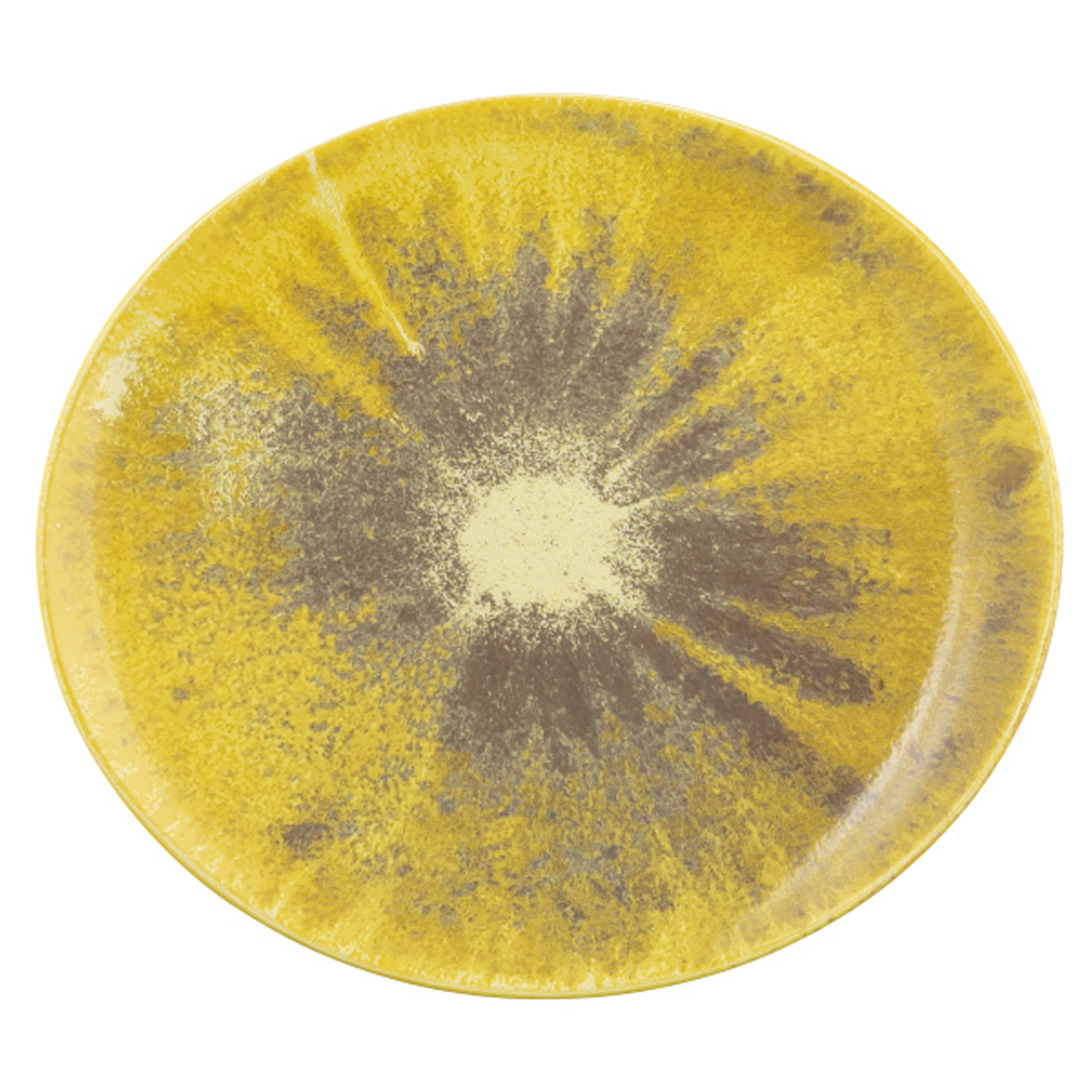 Seltmann Weiden, Modern Life : 58268 Batik Kurkuma - Platzteller oval 5235, 34 cm