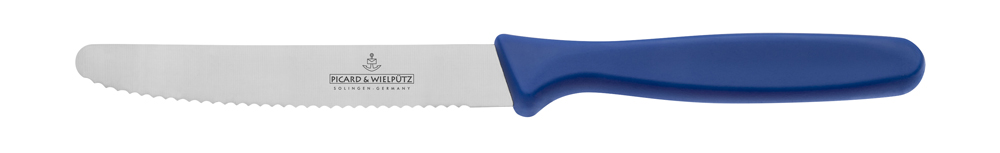 Picard & Wielpütz, Gourmet 6660 - Brotzeit-, Pizzamesser blau, 22,2 cm