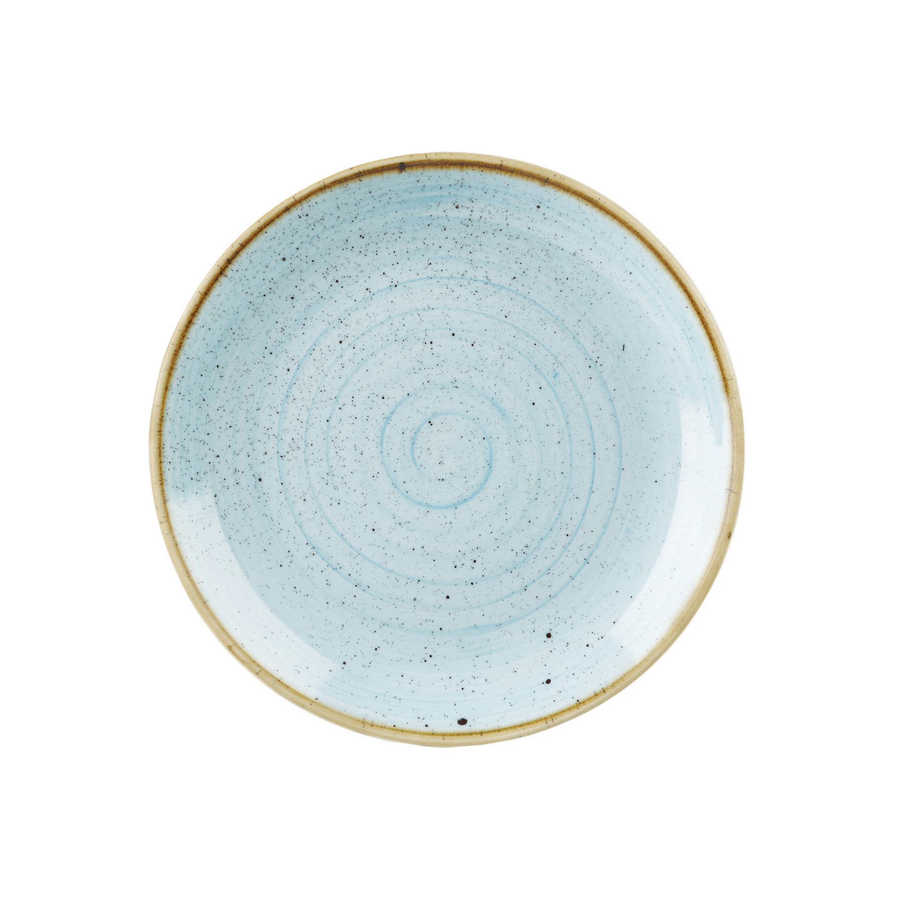 Churchill, Stonecast : Duck Egg Blue - Teller flach Coup, 32,4 cm