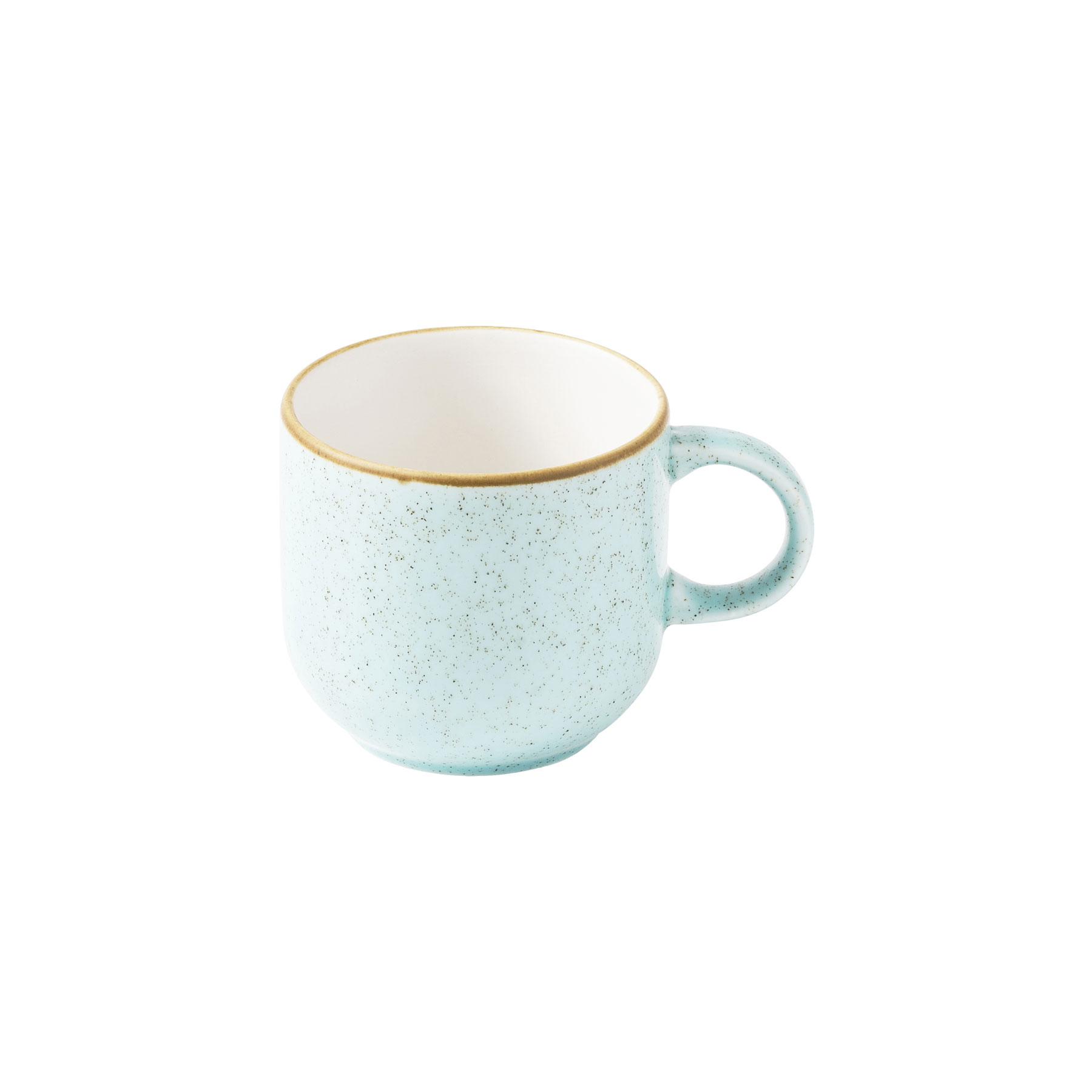 Churchill, Stonecast : Duck Egg Blue - Bubble Becher, 8 x 7,5 cm/ 0,23 ltr.