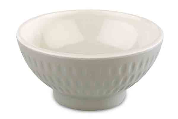 Schale ASIA PLUS D: 7,5 cm, H: 3,5 cm, 0,06 ltr., Melamin, außen: grau, matt