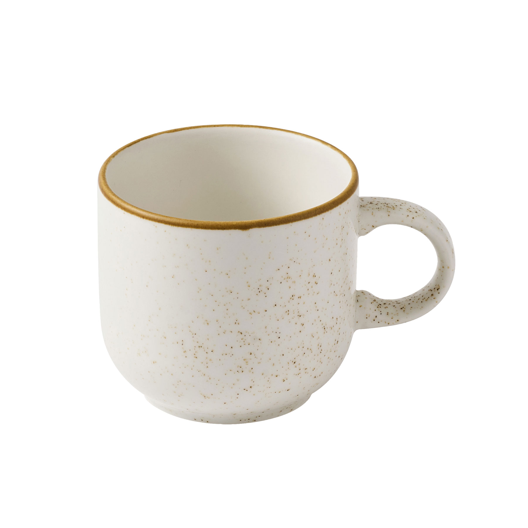 Churchill, Stonecast : Barley White - Bubble Becher, 8,5 x 8,5 cm/ 0,34 ltr.