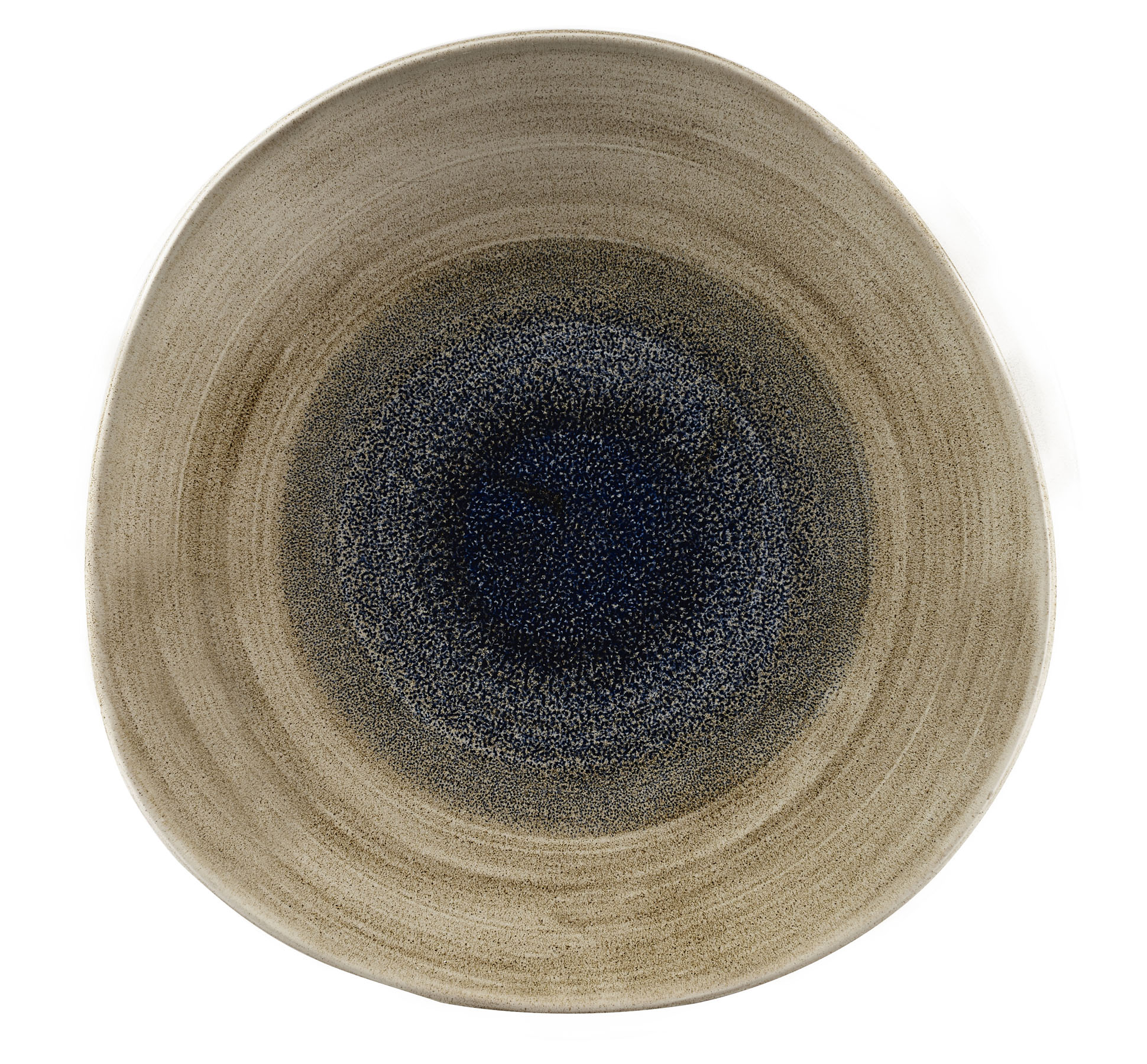 Churchill, Stonecast Aqueous : Bayou - Teller flach Organisch, 28,6 cm