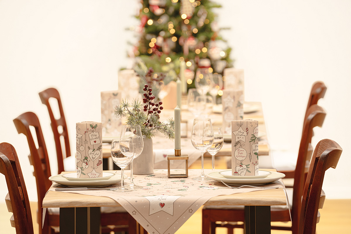 Servietten - Weihnachtsmotiv SNOWMAN Tissue