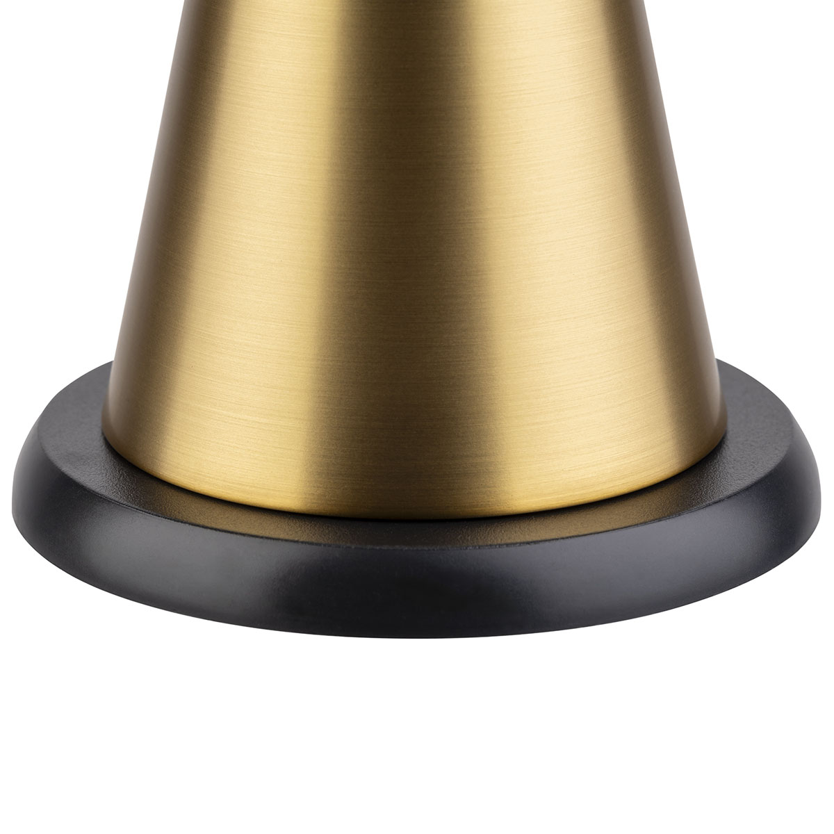 Tischleuchte CONE, Metall, Farbe: goldfarben, 1x LED 2,0 W / 180 lm, dimmbar in 3 Stufen, D: 13 cm, H: 18 cm