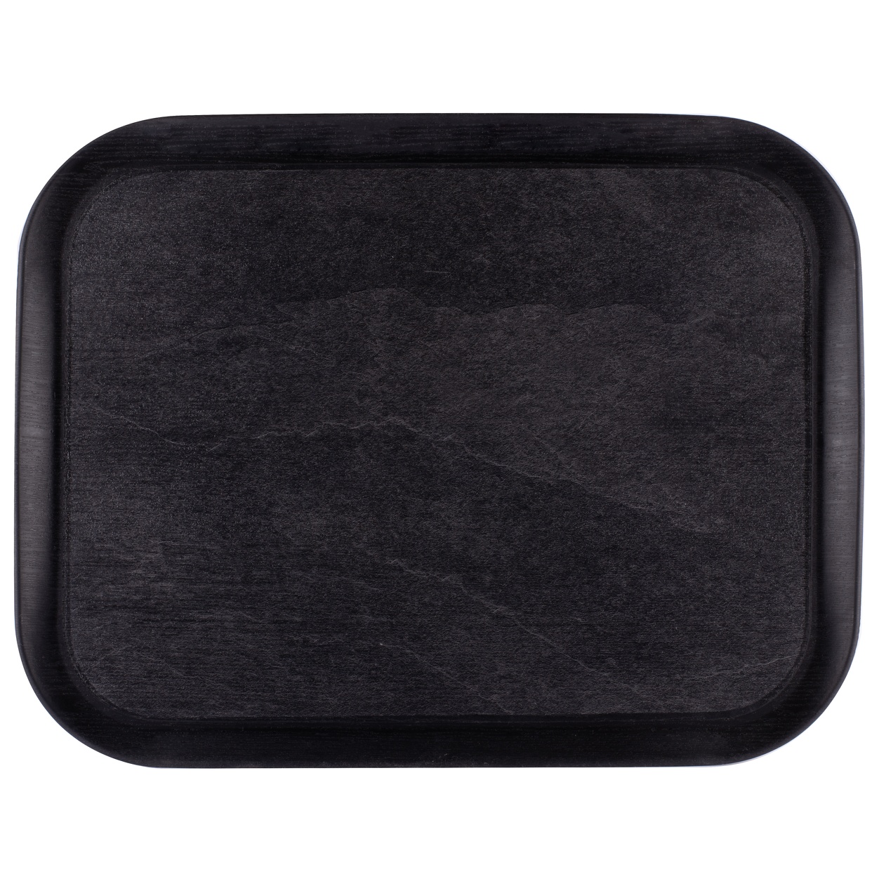 Rocca Grain, Polyester, Classic Plus Black, L: 46 cm, B: 36 cm, H: 2 cm