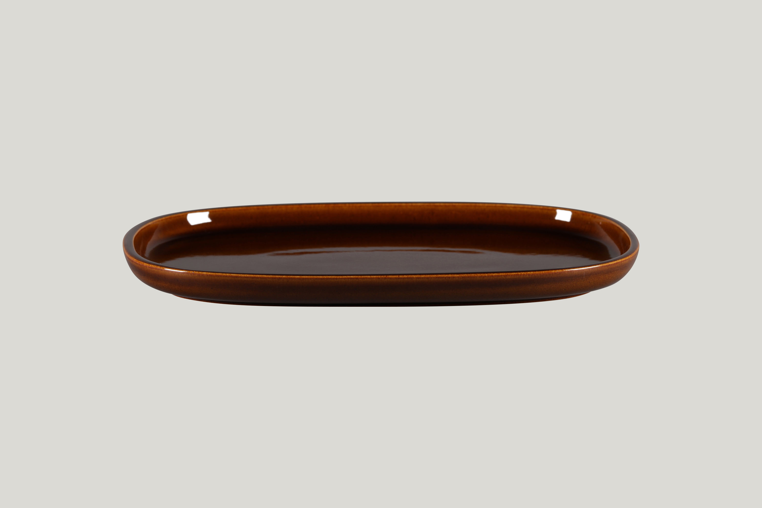RAK, Ease : Honey - Platte oval flach 33,2 x 23 x 2,5 cm