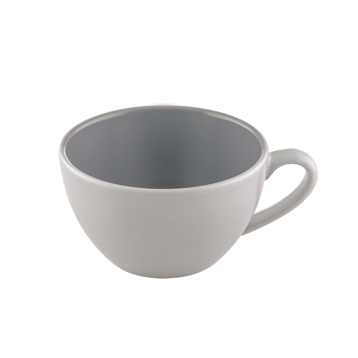 Bauscher, Sandstone : Dekor 700562 Gray Uni - Milchkaffee-Obere nieder 0,35 ltr.