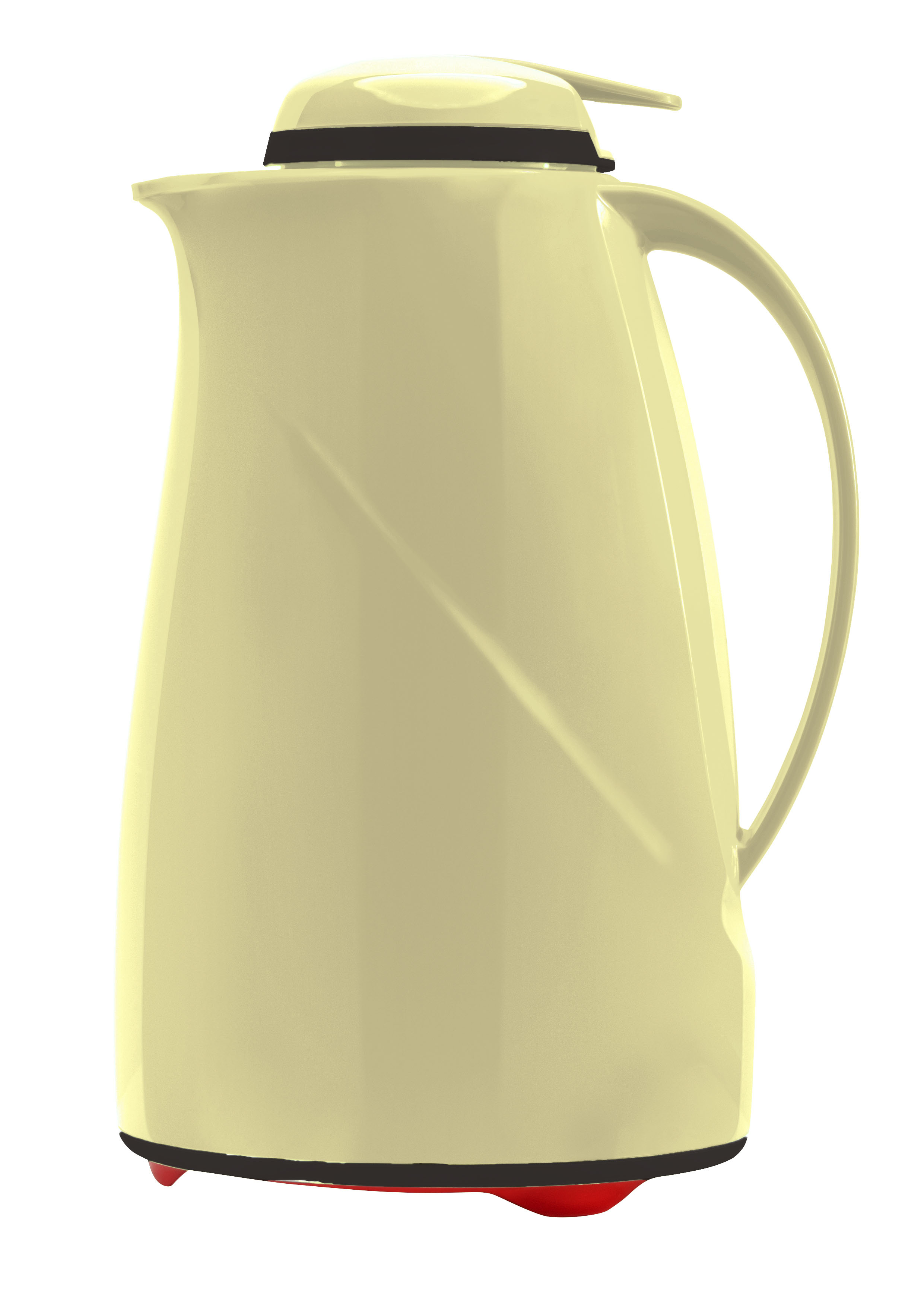 Isolierkanne Helios Wave Push Maxi, Inhalt: 1,5 ltr., Farbe: vanille