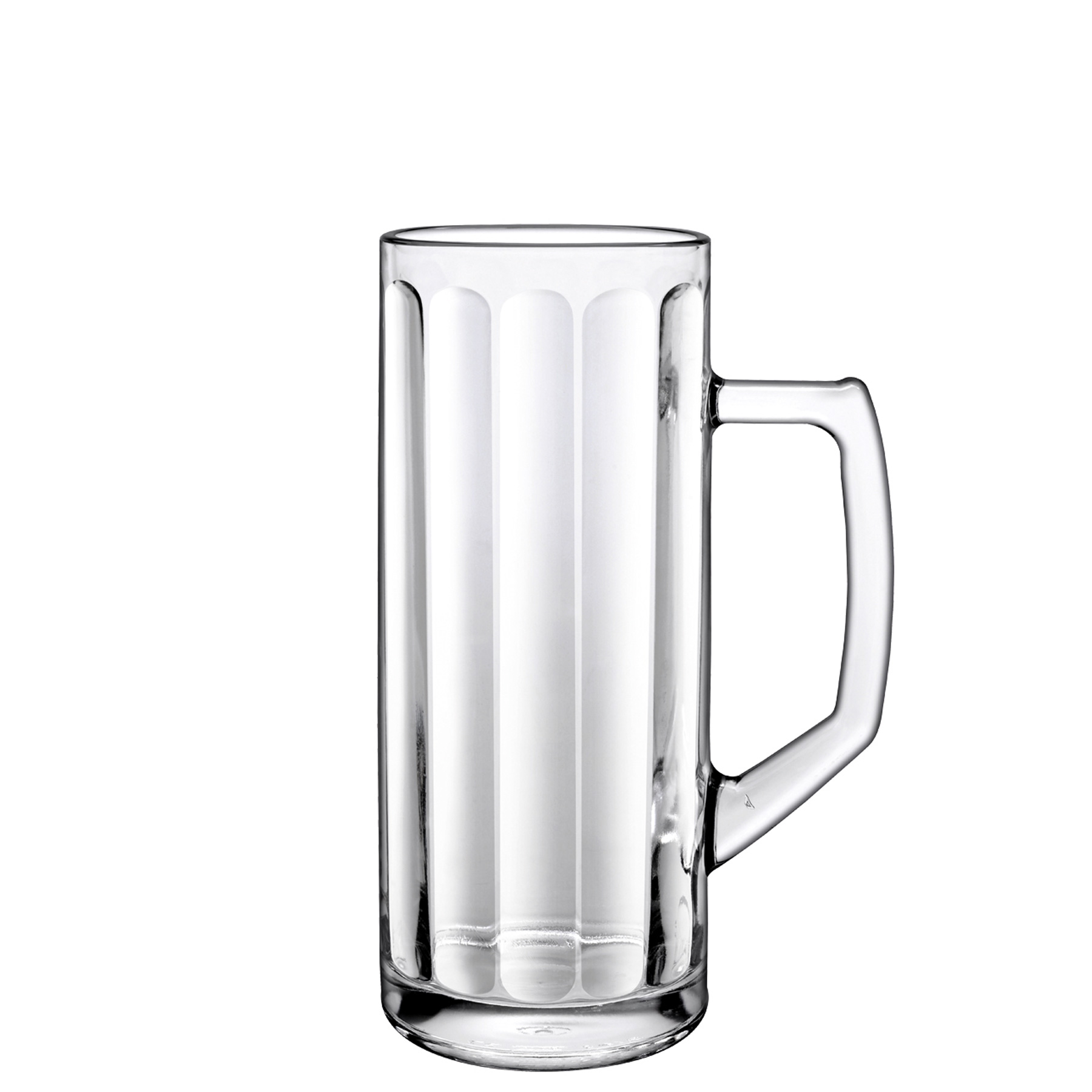 Bierseidel Reno Ottica 64,5 cl m. Füllstrich 0,5 ltr. |-|, Inhalt: 645 ml, H: 195 mm