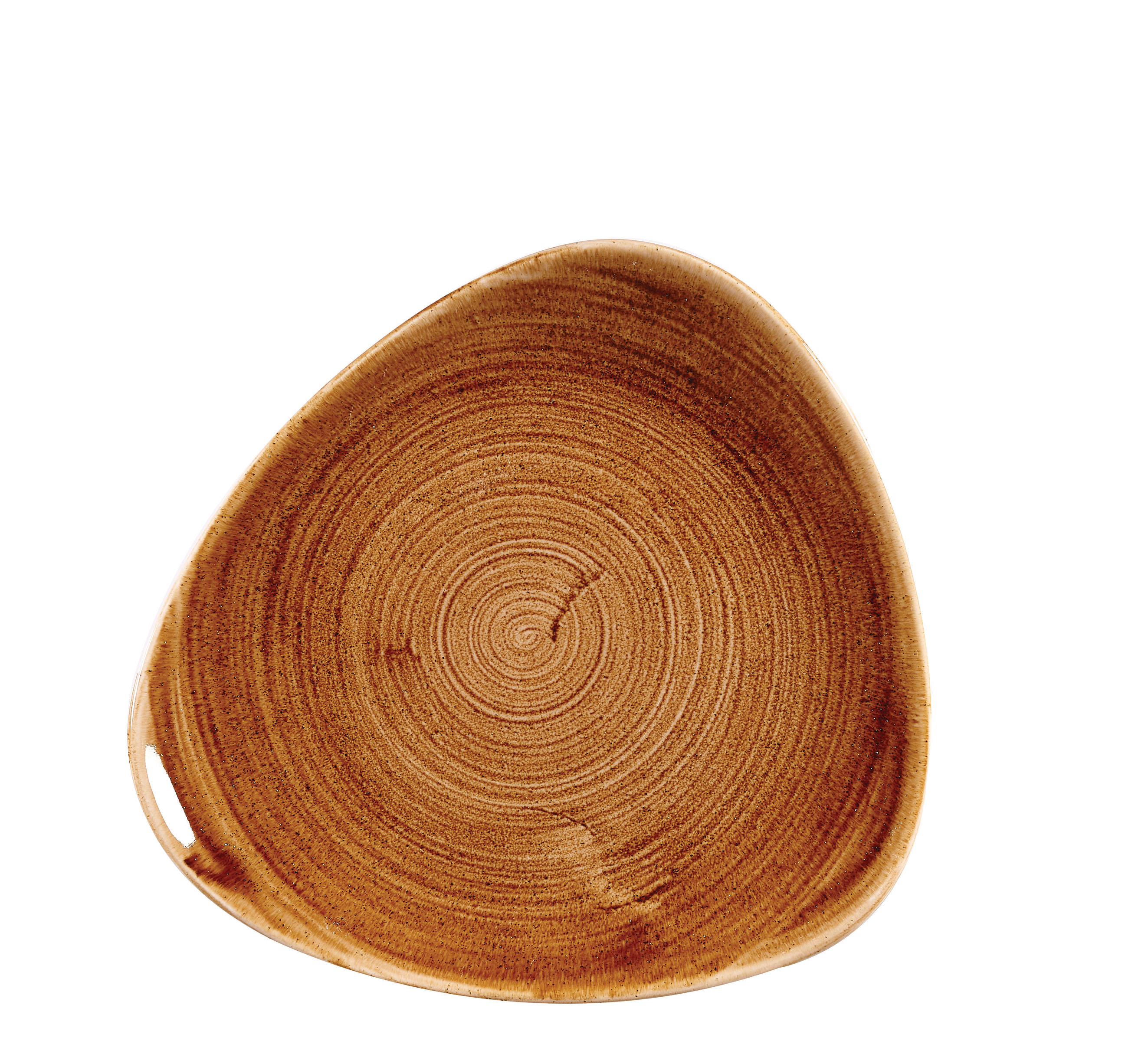 Churchill, Stonecast Patina : Vintage Copper - Teller flach dreieckig, 24,5 cm