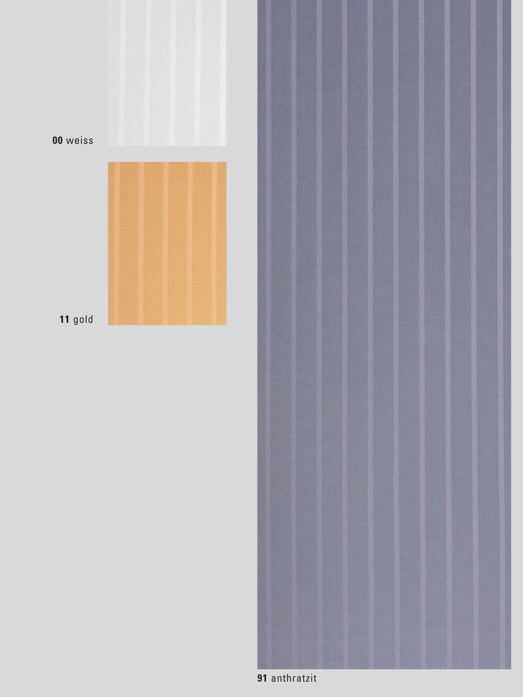 Bettgarnitur VIOLA 140 g/ m² - Damast, Streifsatin 6/24 mm