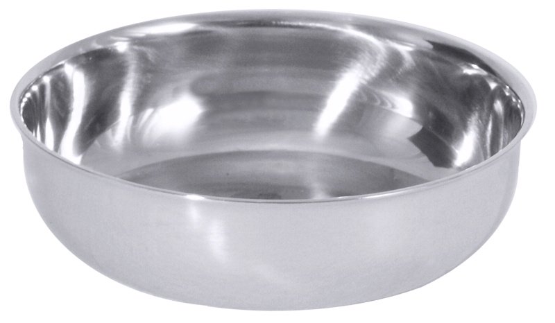 Zuckerteller, Edelstahl, D: 10 cm, H: 3 cm