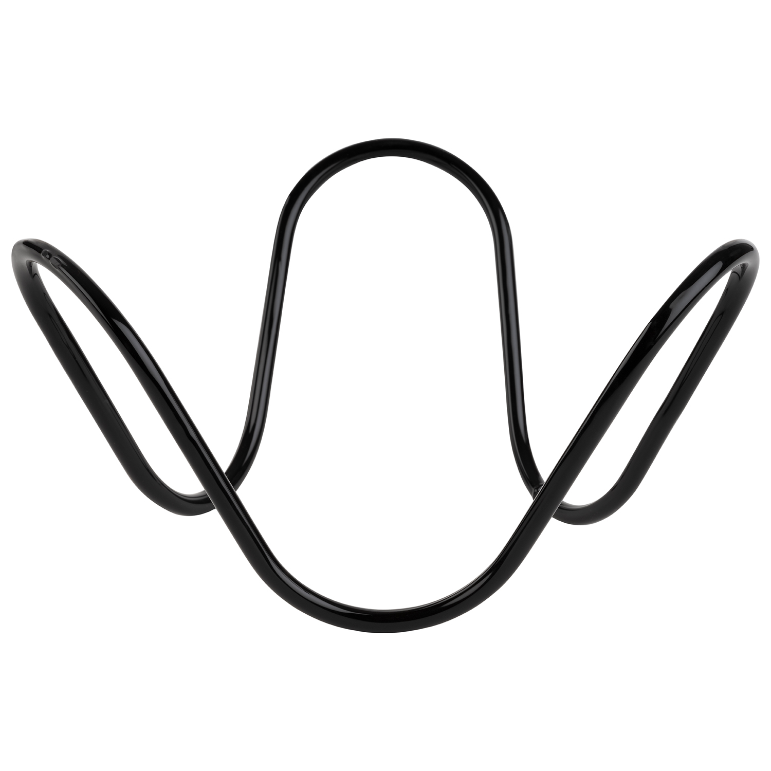 Buffetständer m. Antirutschbeschichtung WAVE, PVC, Metall schwarz, D: 24 cm, H: 13 cm