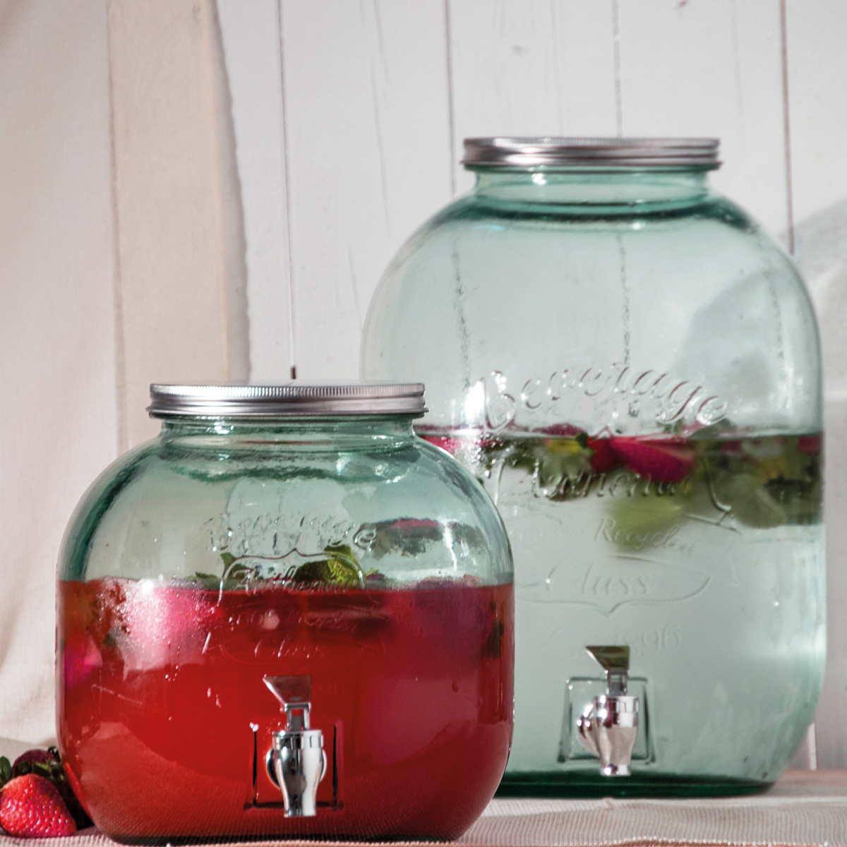 Dispenser m. Zapfhahn Authentic 1250 cl, Inhalt: 12,5 ltr., H: 35 cm, D: 25 cm