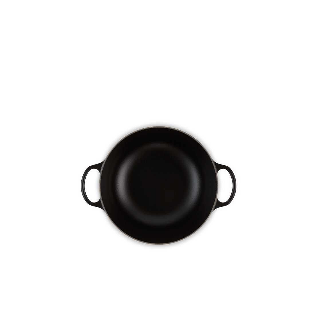 Le Creuset, Gusseisen - La Marmite rund Signature, 26 cm/ 4,1 ltr., Fb. Schwarz