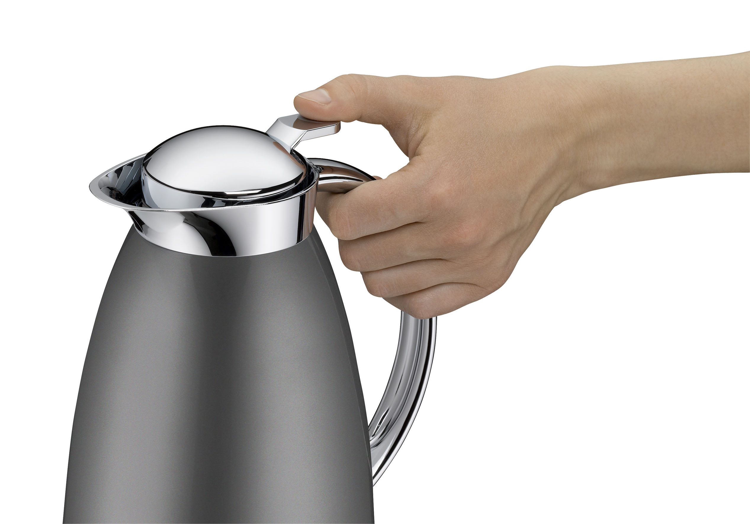 Isolierkanne Alfi GUSTO, Inhalt: 1,0 ltr., Farbe: Space Grau poliert