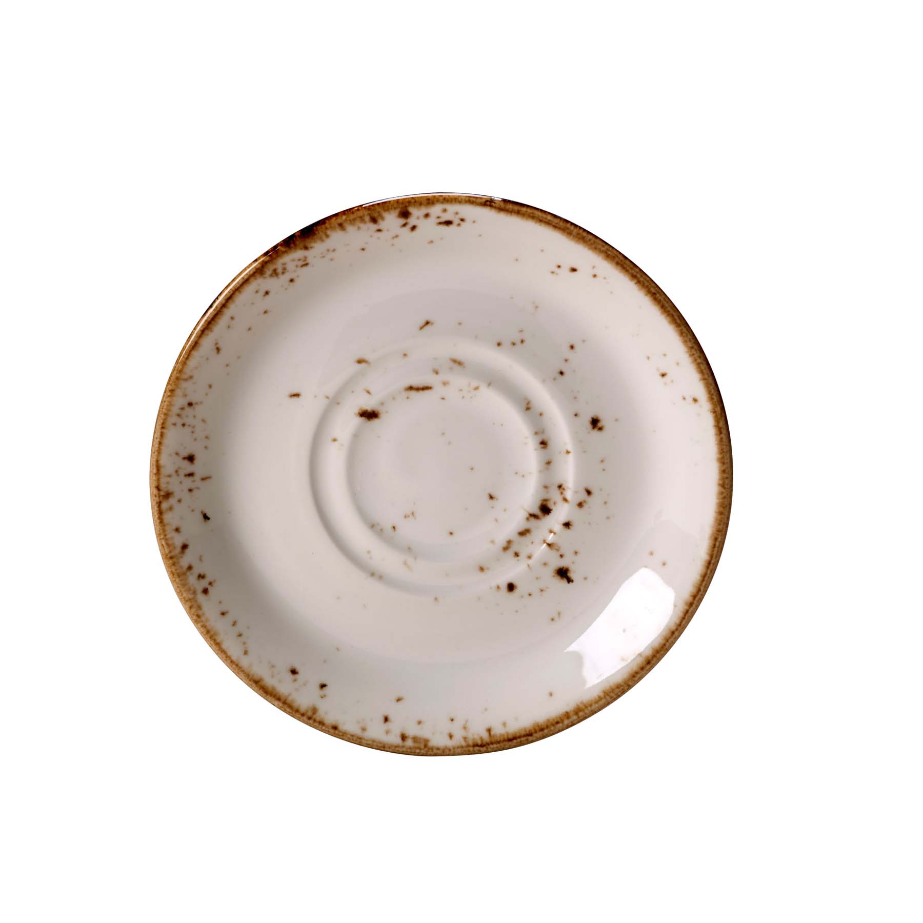 Steelite, Craft : White 1155 - Milchkaffee-, Cappuccino-Untere m. Doppelspiegel, 16,5 cm