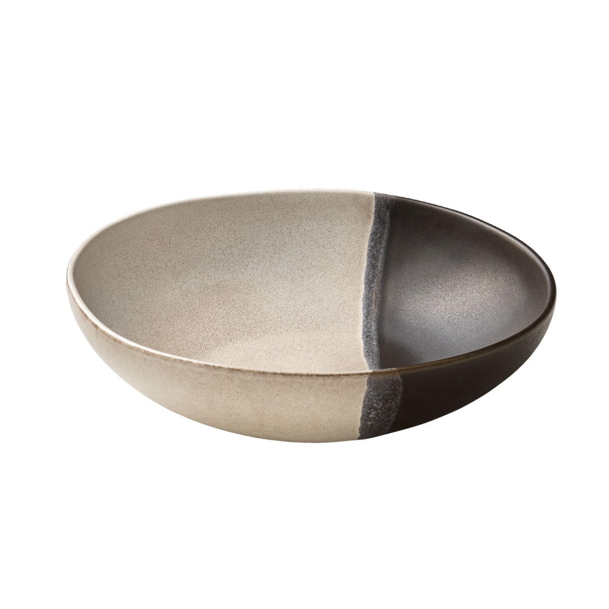 Playground, Steinzeug - SPOT ON Black : Teller tief coup rund, 23 cm/ 1,1 ltr.