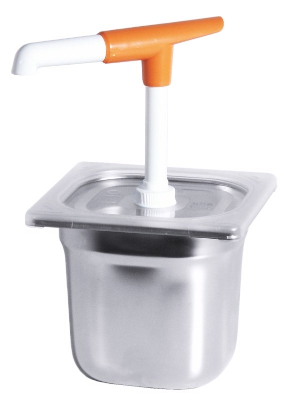 Dispenser GN 1/6, I: 3,4 ltr., H: 31 cm, Edelstahl