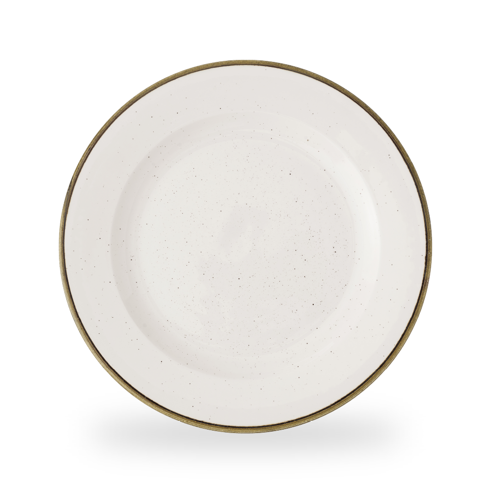 Churchill, Stonecast Profile : Barley White - Teller flach Fahne, 30,5 cm