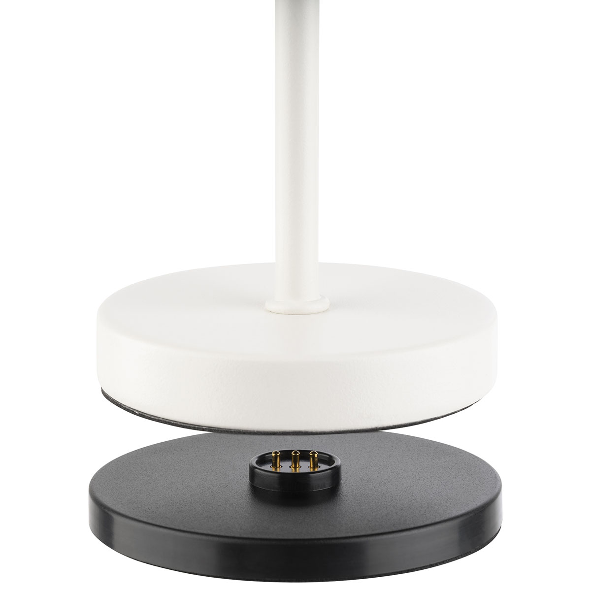 Tischleuchte MERLE MICRO, Metall, Farbe: whisper white, 1x LED 1,0 W / 100 lm, dimmbar in 3 Stufen, D: 8 cm, H: 20 cm