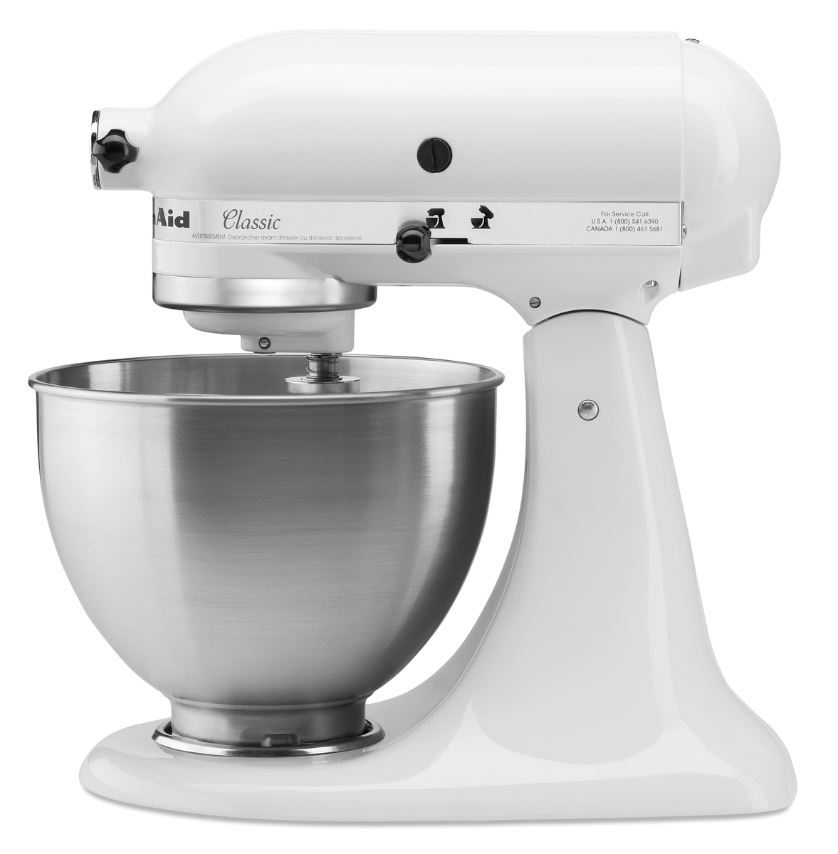 KitchenAid 5K45SSEWH, weiß, 4,28L