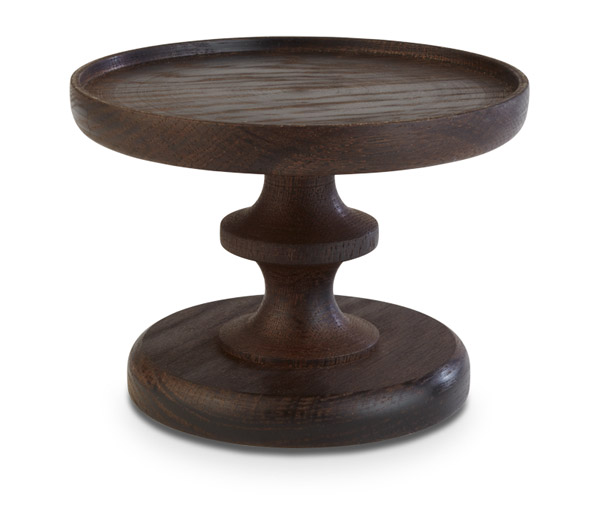 Ständer APS PLUS TILES D: 15 / 11,5 cm, H: 10,5 cm Holz, Eiche, dunkel