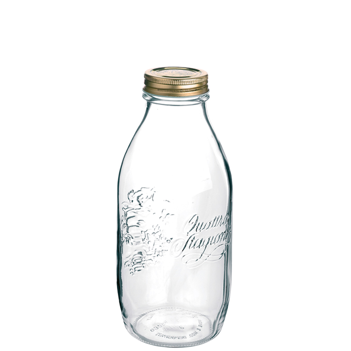Bormioli, Quattro Stagioni - Flasche m. Deckel 9,4 x 22,6 cm/ 1,00 ltr.