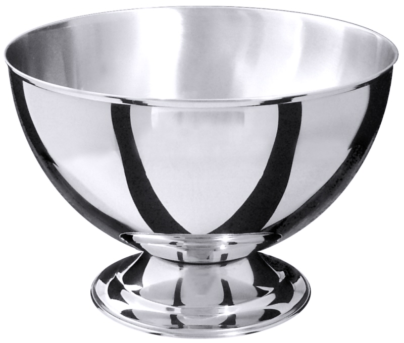 Champagnerkühler, gebördelter Rand, Edelstahl, I: 9 ltr., D: 35 cm, H: 25,5 cm